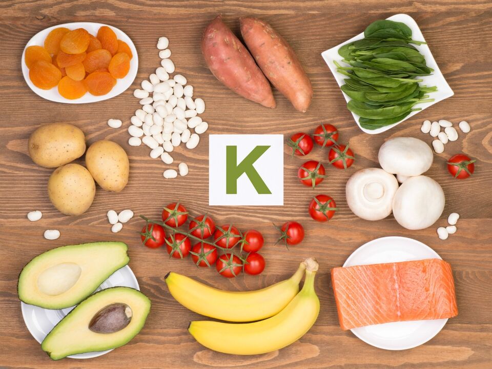 Potraviny obsahujúce vitamín K, nevyhnutný pre zdravie mužov